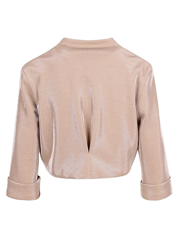 Boléro pour Femme, Châle, Invité de Mariage, Mode, Paillettes, Manches 3/4