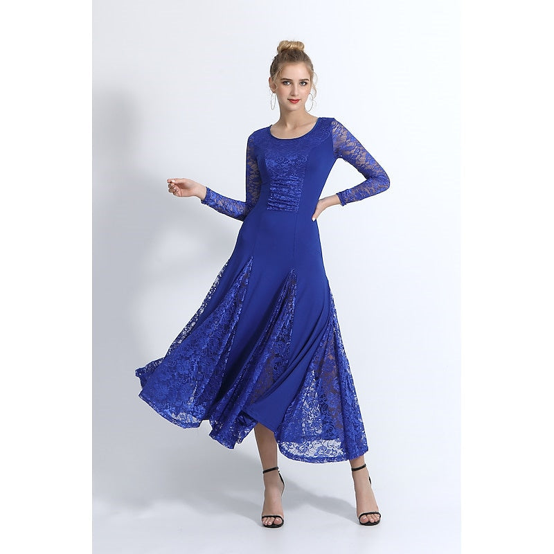 Robe de Danse à Manches Longues pour Femmes, Entraînement, Performance, Tenue Quotidienne