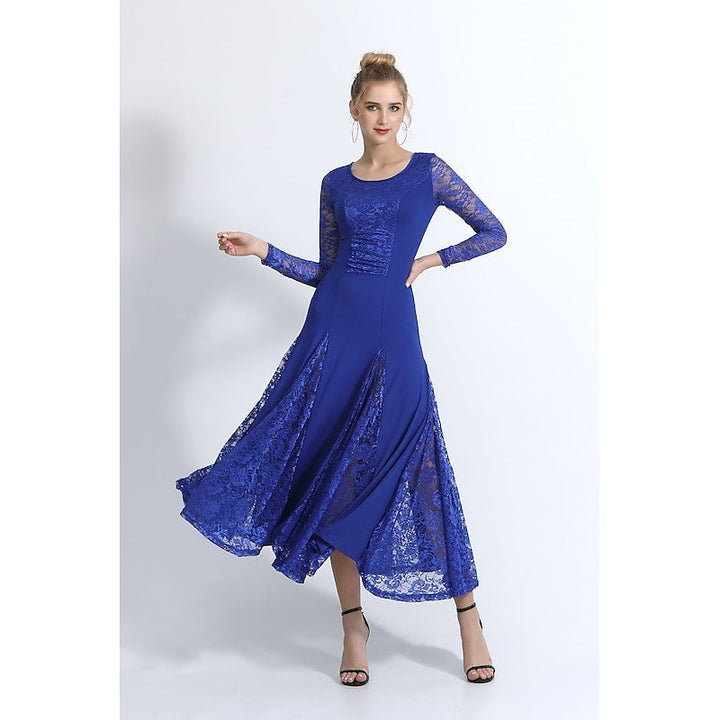 Robe de Danse à Manches Longues pour Femmes, Entraînement, Performance, Tenue Quotidienne