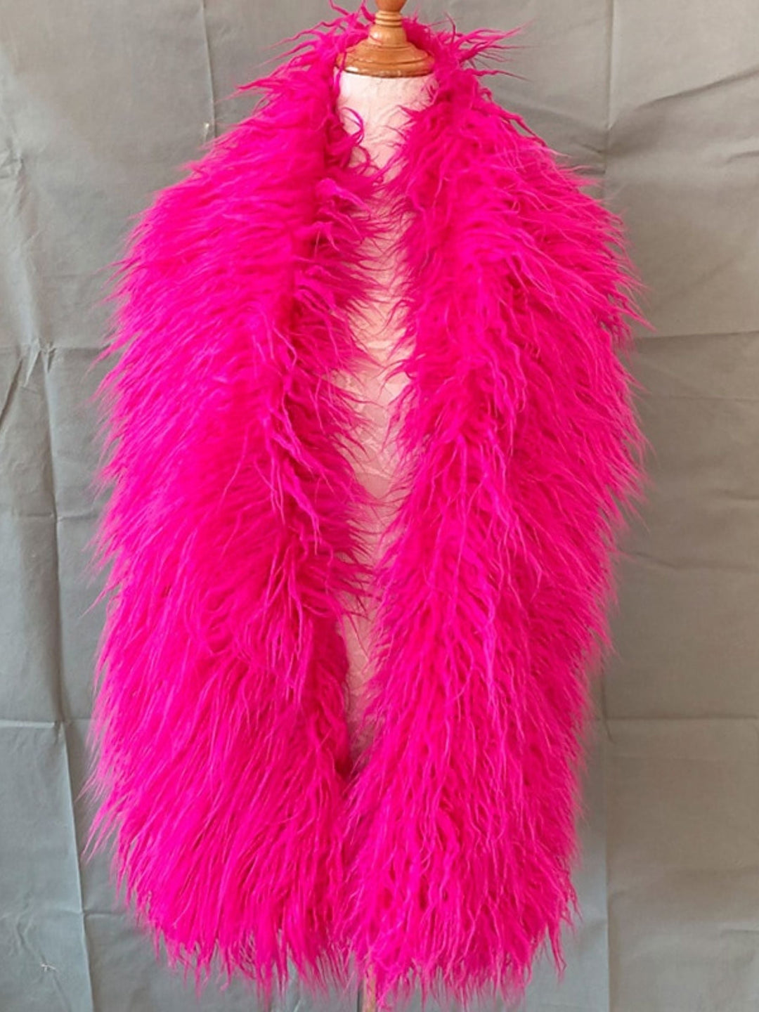 Écharpe de Mariage Décontractée en Fausse Fourrure Sans Manches de Couleur Unie pour Femmes