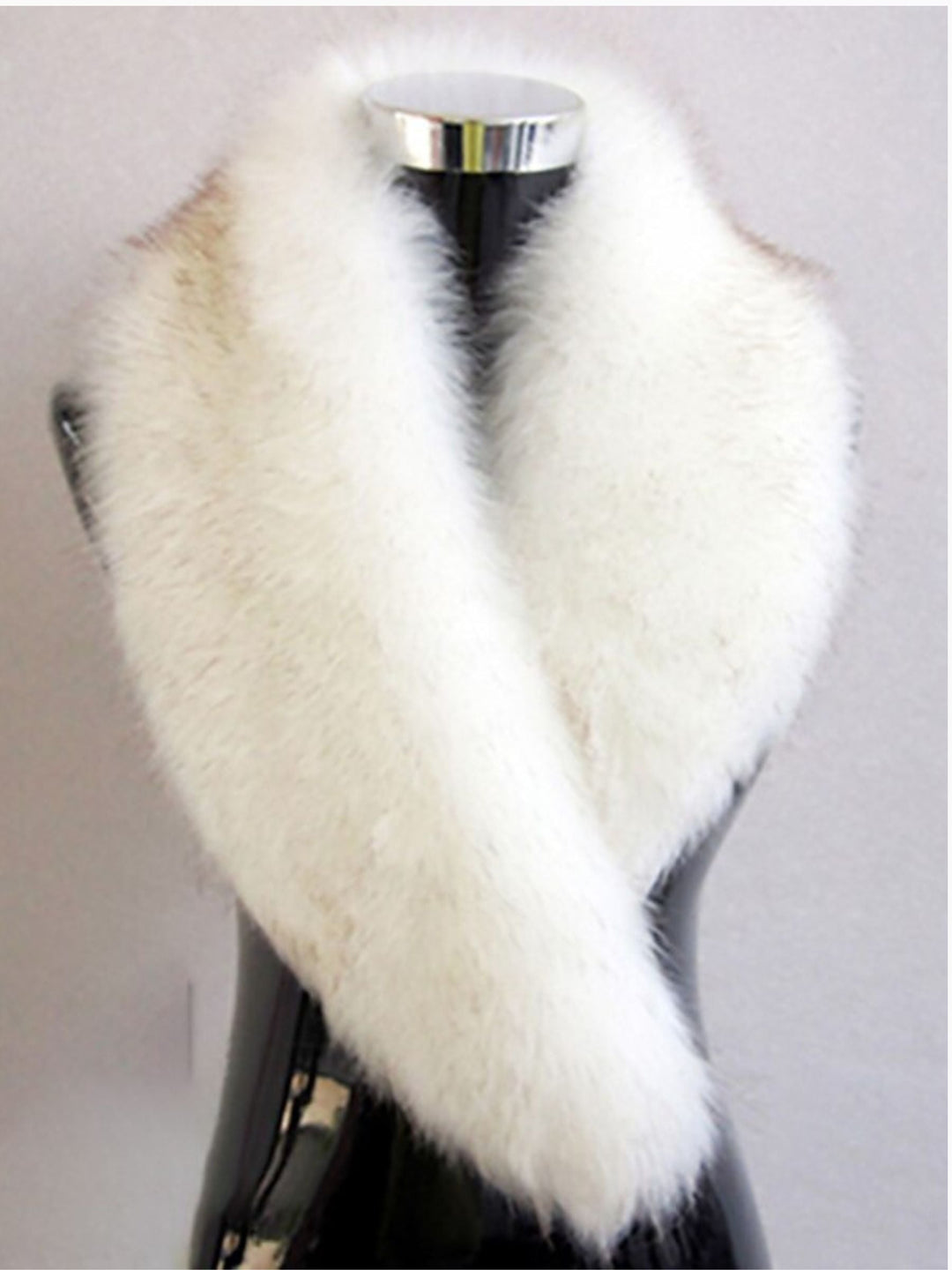 Châle de Mariage Doux et Élégant en Fausse Fourrure Noire pour Femme