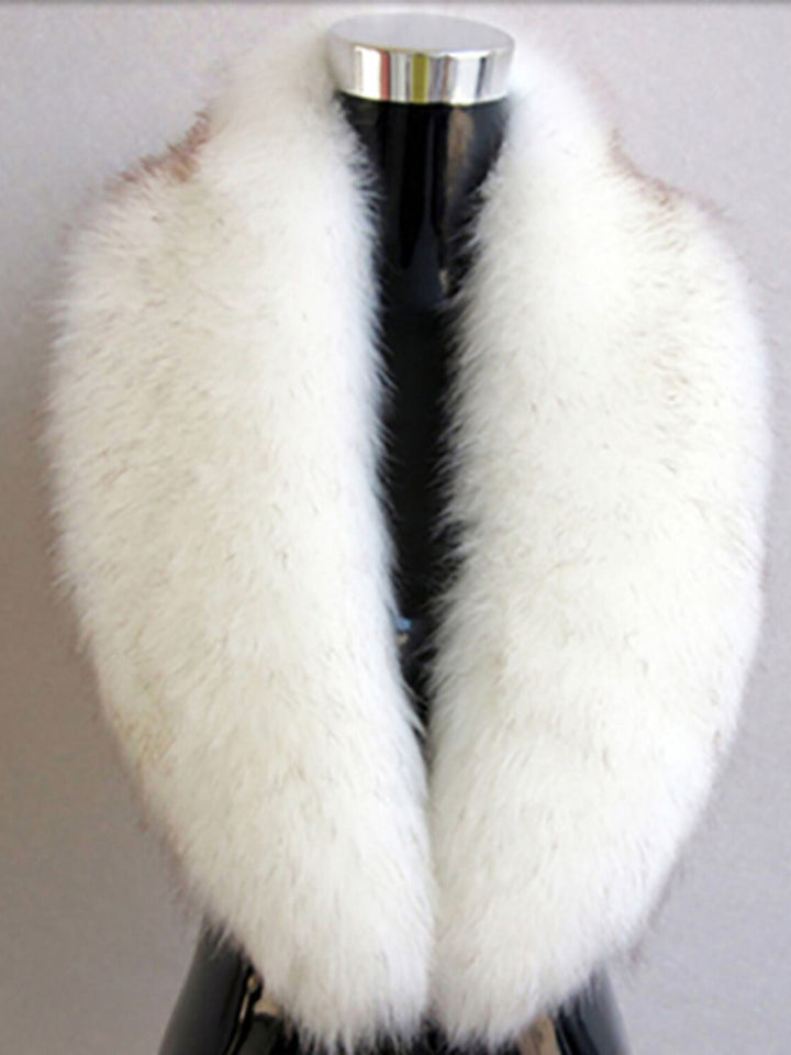 Châle de Mariage Doux et Élégant en Fausse Fourrure Noire pour Femme