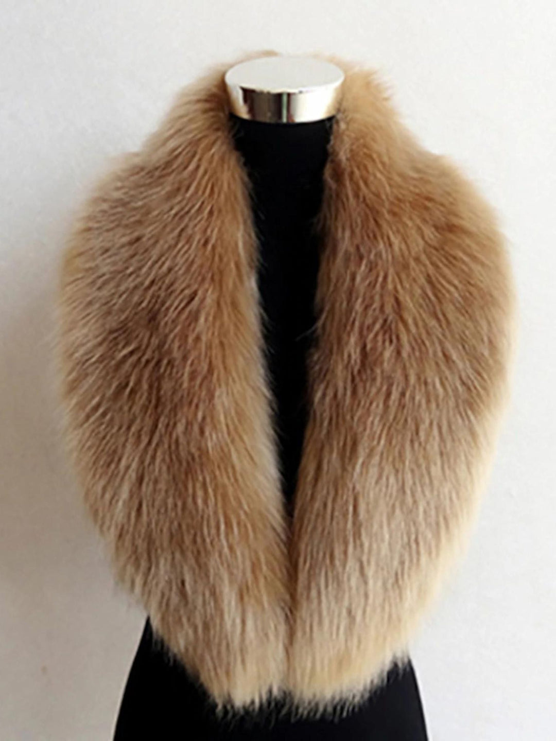 Châle de Mariage Doux et Élégant en Fausse Fourrure Noire pour Femme