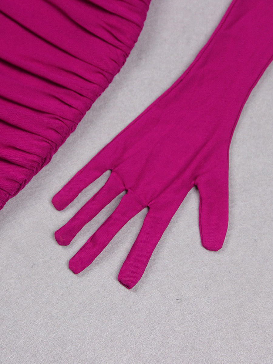 Gaine/Colonne Chérie Sans Manches Ruché Robes de Soirée avec Strass