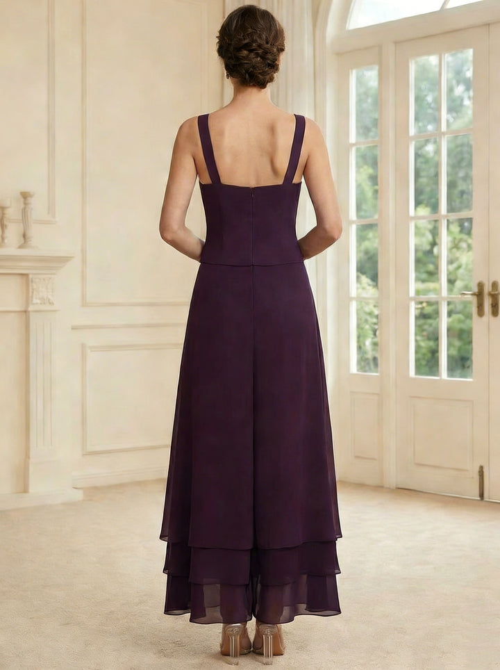Robes de Mère de la Mariée,Tailleur-pantalon en dentelle à paillettes