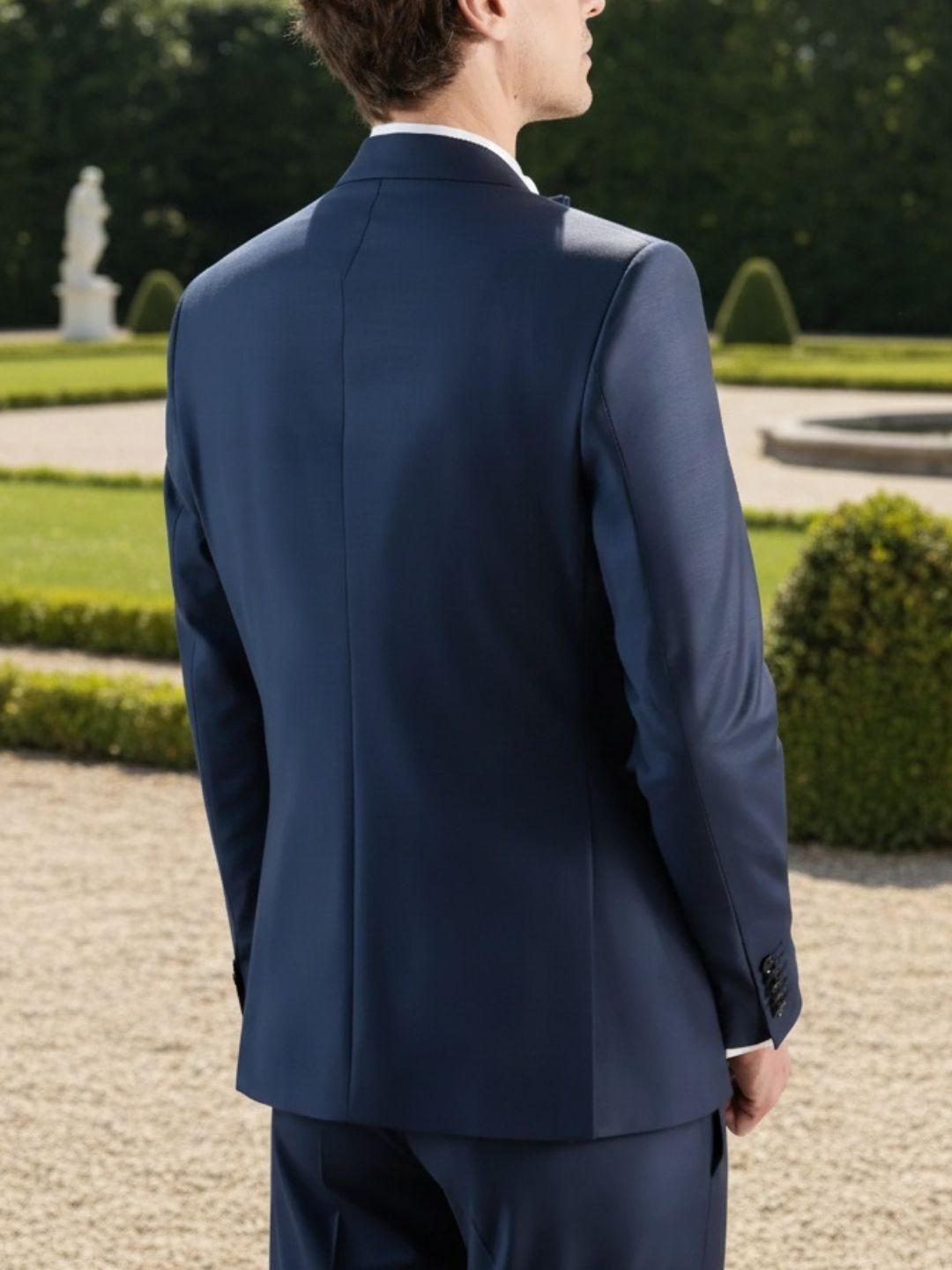 Costume formel 3 pièces bleu marine