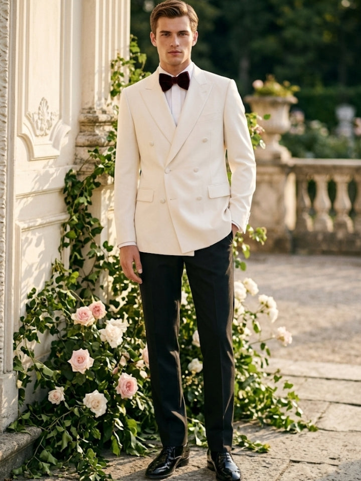 Veste homme de costume, 2 pièces, croisé en laine