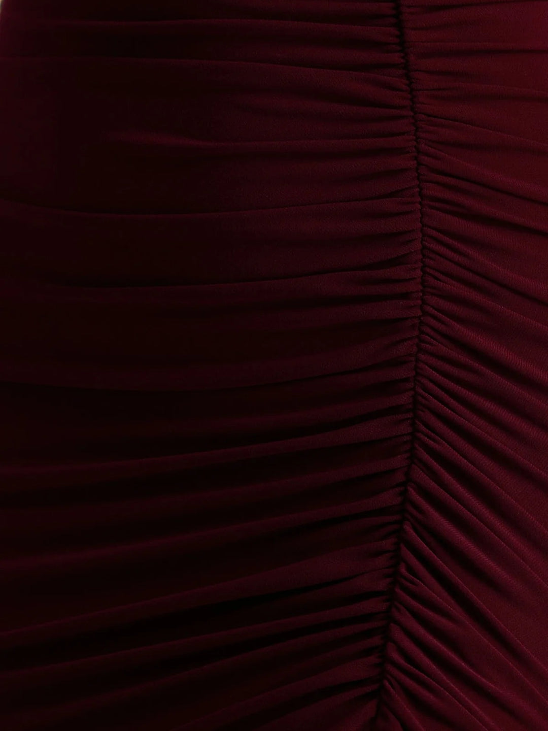 Trompette/Sirène Robe de Soirée avec Décolleté Plongeant Manches Longues Fente Haute