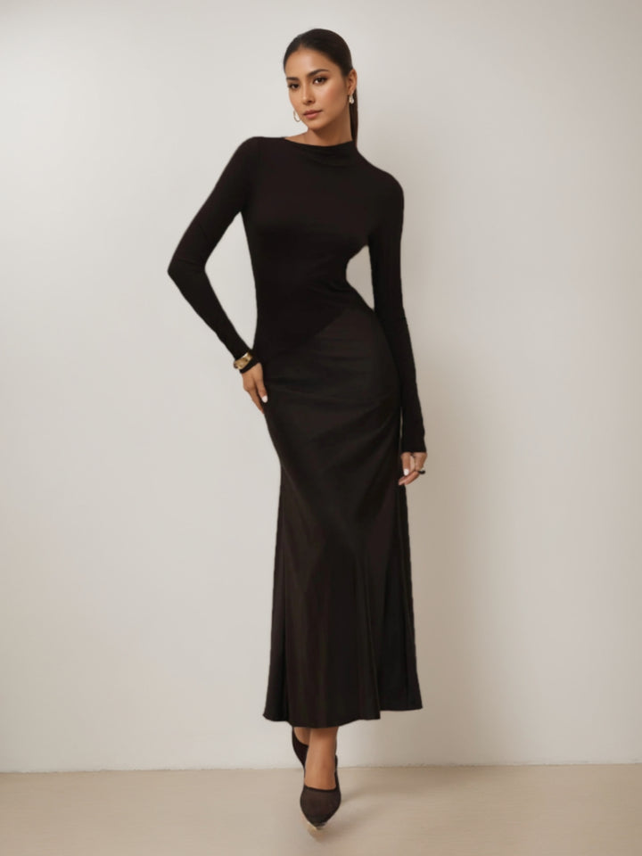 Trompette/Sirène Robe de Soirée Asymétrique ornée de détails Longueur de La Cheville