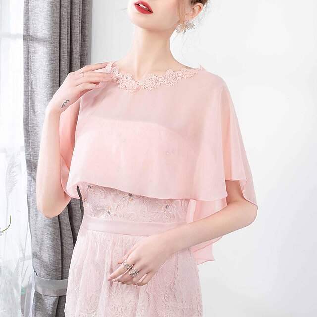 Capes pour Femmes, Capes de Mariée, Capes D'Invités de Mariage, Élégantes, Luxueuses, Sans Manches, en Polyester