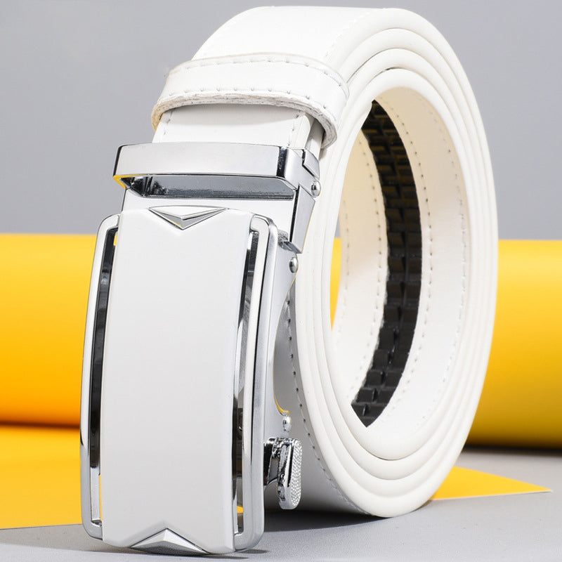 Ceinture Pivotante En Cuir Avec Boucle Ardillon Pour Homme