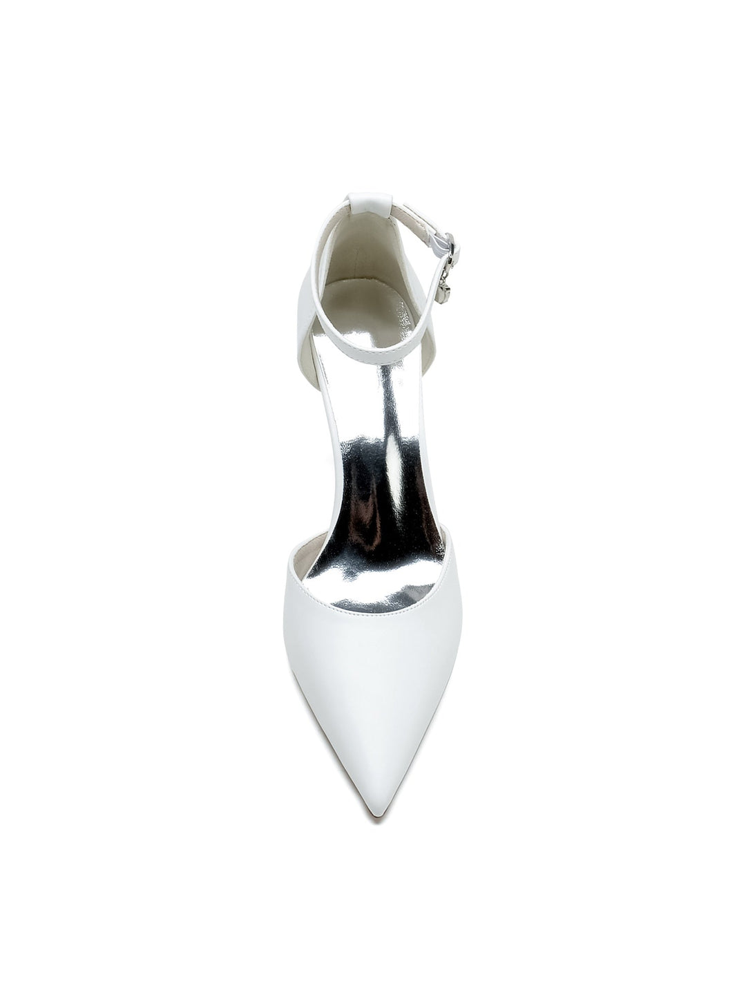 Chaussures de Mariage pour Femmes, Chaussures de Demoiselle D'Honneur à Talons Hauts et Bout Pointu avec Strass