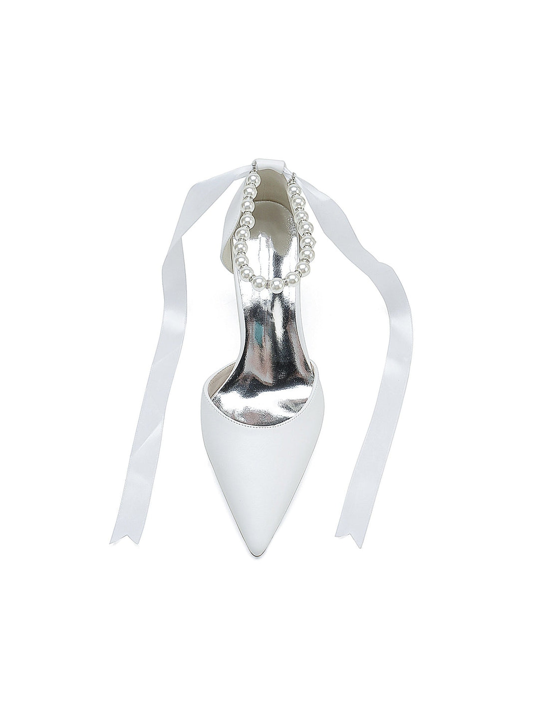 Chaussures de Mariage pour Femmes, Chaussures de Demoiselle D'Honneur à Talons Hauts et Bout Pointu