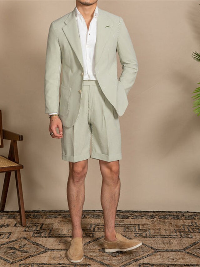 Costumes de Mariage 2 Pièces pour Hommes, Coupe Ajustée, Simple Boutonnage, Deux Boutons