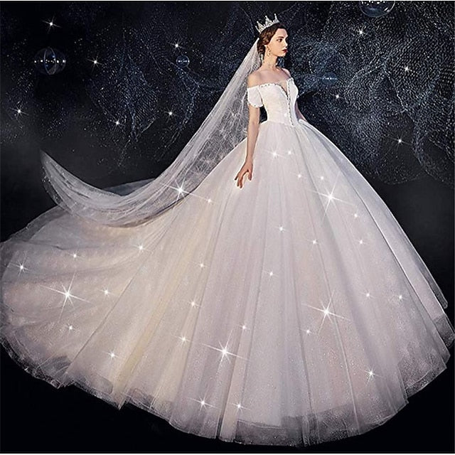 Jupon de Mariage/Robe de Bal Long avec Lacets