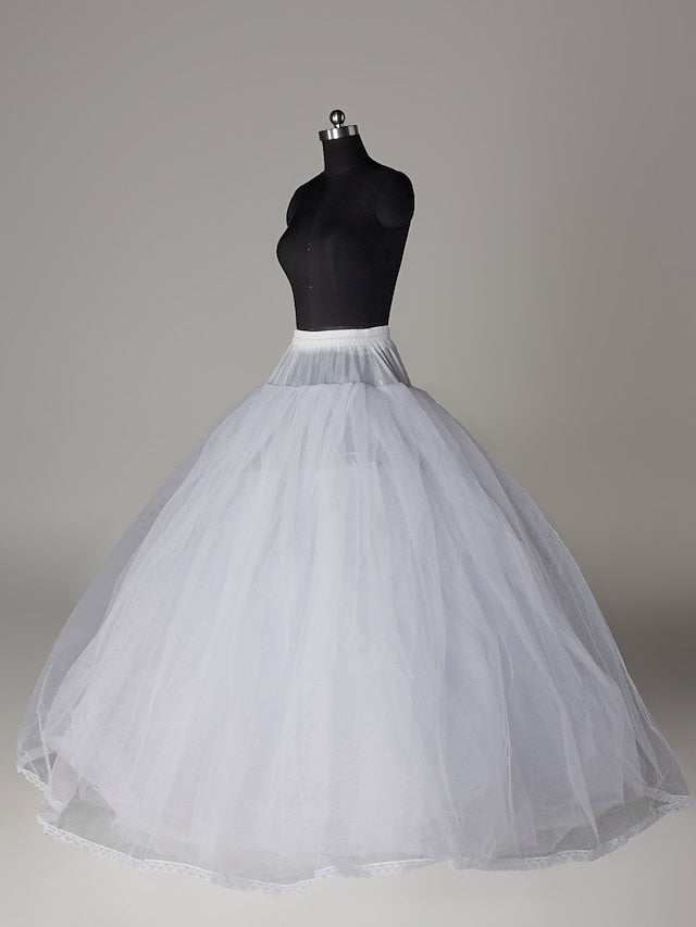 Jupons de Mariage/Occasion Spéciale en Tulle Longueur Au Sol pour Robe de Bal