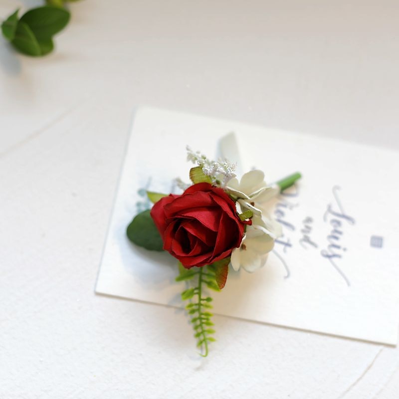 Fleurs De Poignet De Mariage Boutonnières Fleur Artificielle Moderne Contemporain