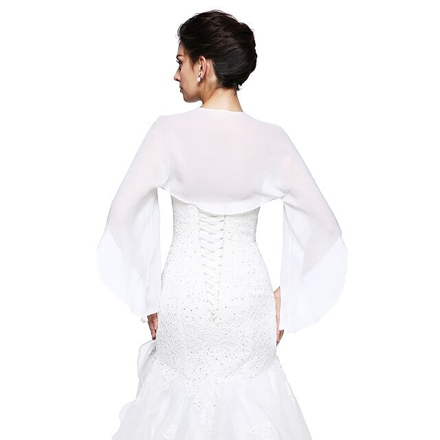 Écharpe en Mousseline de Soie pour Mariage/Soirée de Fête pour Femme