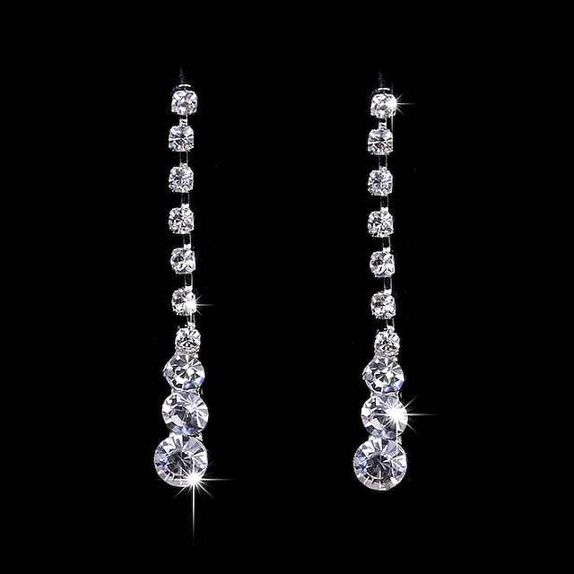 Parure de bijoux pendants style élégant classique simple pour mariage