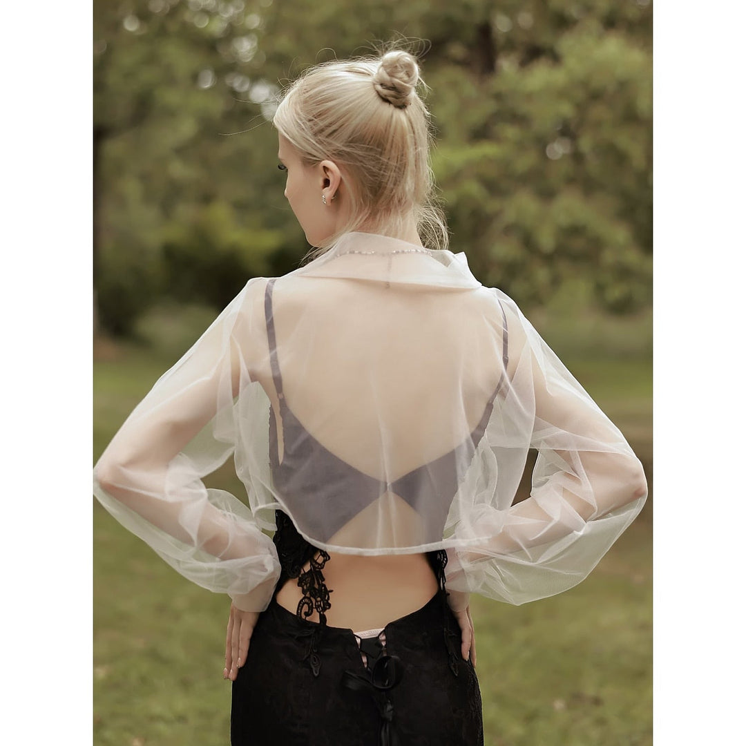 Enveloppes de Mariage en Tulle à Manches Dolman de Couleur Pure pour la Fête