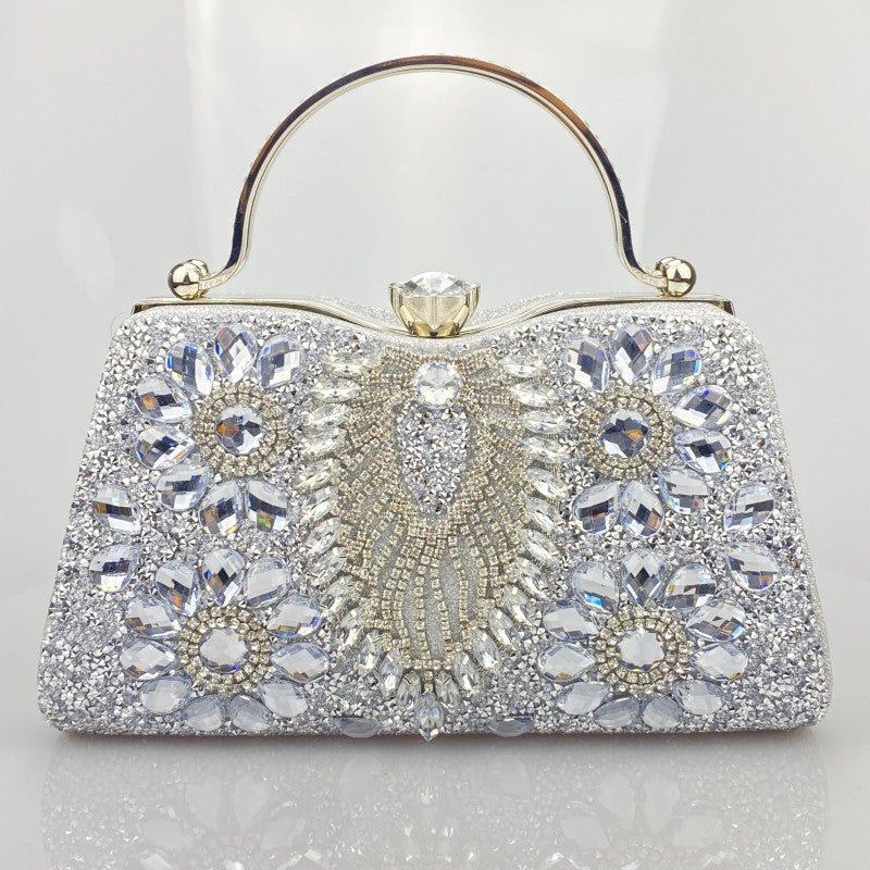 Pochettes à Main Brillantes en Imitation Diamant