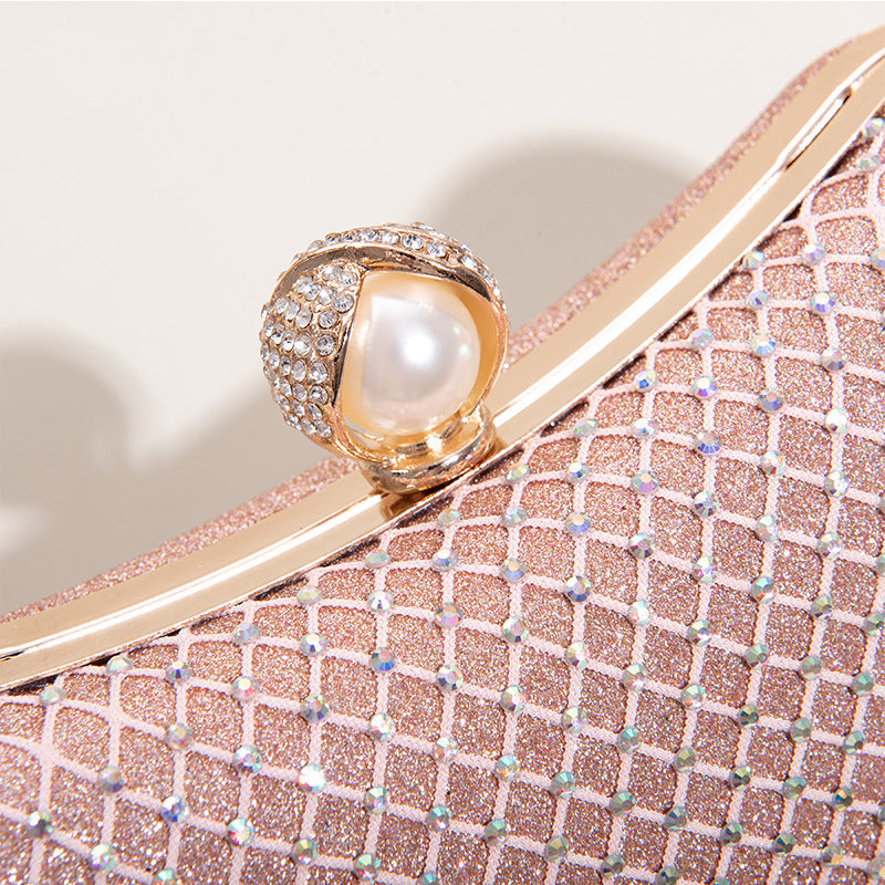 Pochettes à Bandoulière à Une Épaule en Imitation Diamant