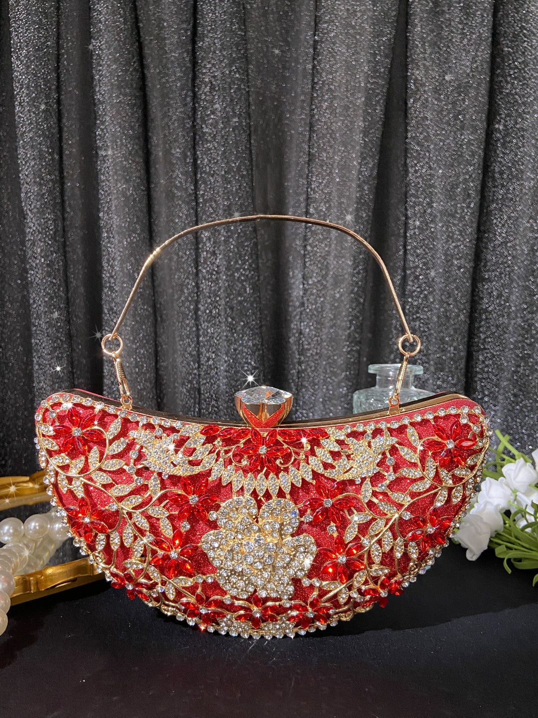 Pochettes Extravagantes de L'Industrie Lourde en Imitation de Diamant