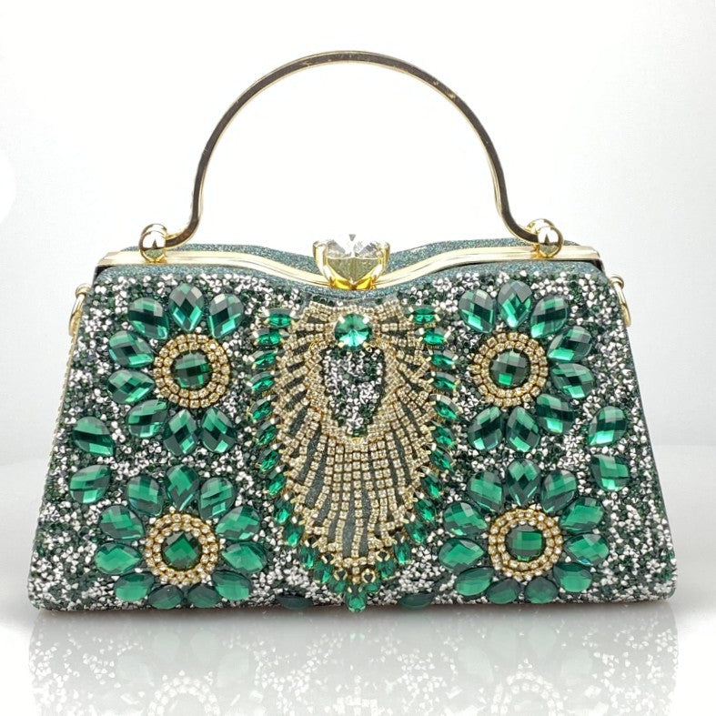 Pochettes à Main Brillantes en Imitation Diamant