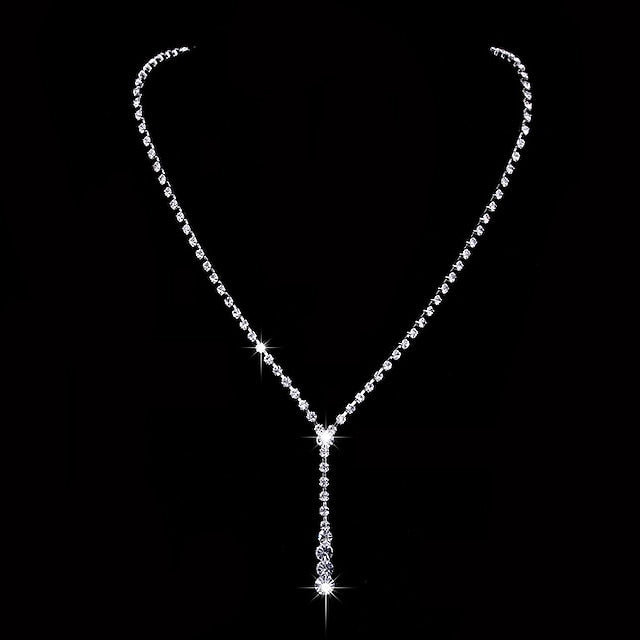 Parure de bijoux pendants style élégant classique simple pour mariage