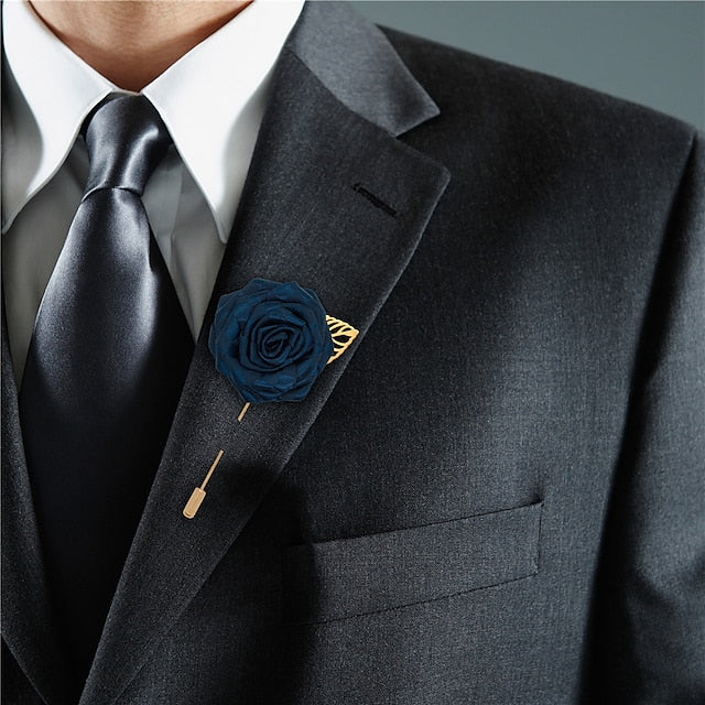 Fleurs De Mariage Boutonnières Mariage / Fête De Mariage Grosgrain