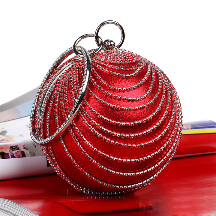 Pochettes Polyvalentes à Pompon en Imitation Diamant