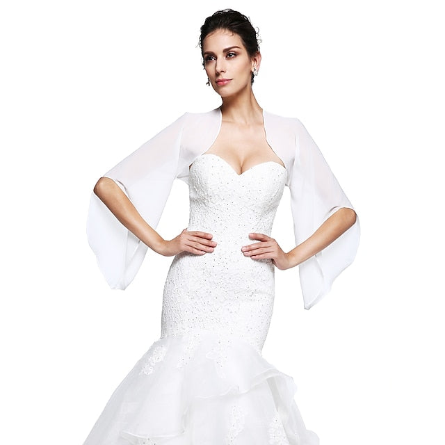 Écharpe en Mousseline de Soie pour Mariage/Soirée de Fête pour Femme